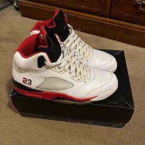 Jordan Fire Red 5s 2013